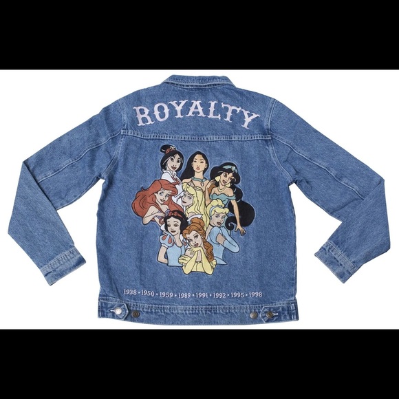 royalty disney princess jean jacket